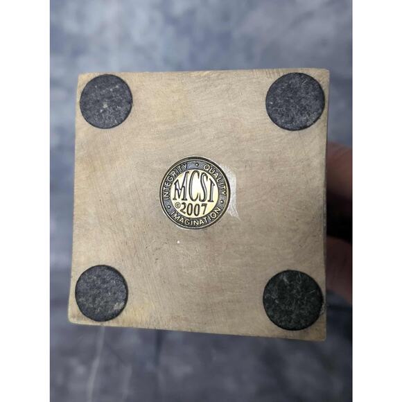 Vintage Mill Creek Studio Lion Lioness Sculpture Statue Signed Slockbower - Picture 12 of 13